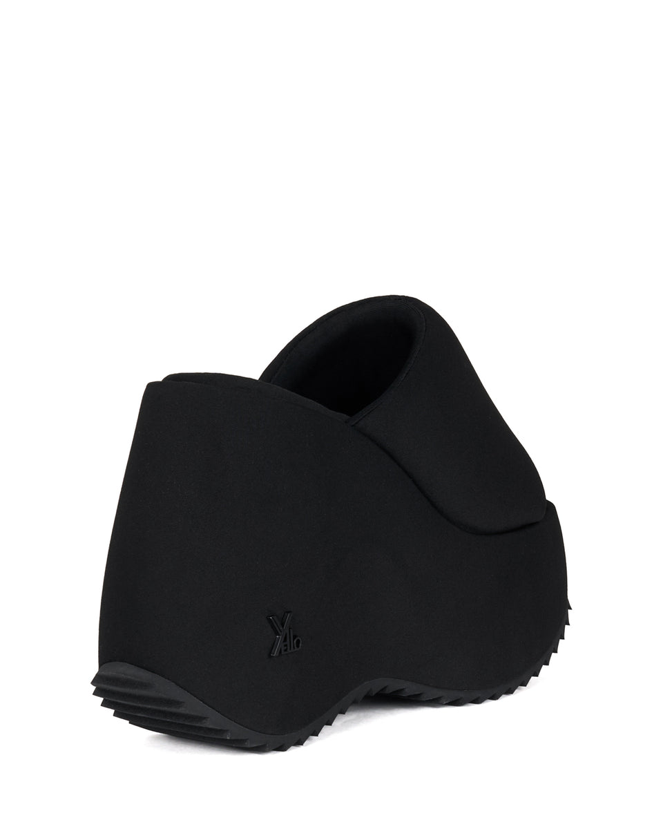 TOKYO BLACK PLATFORM SANDALS – YELLO