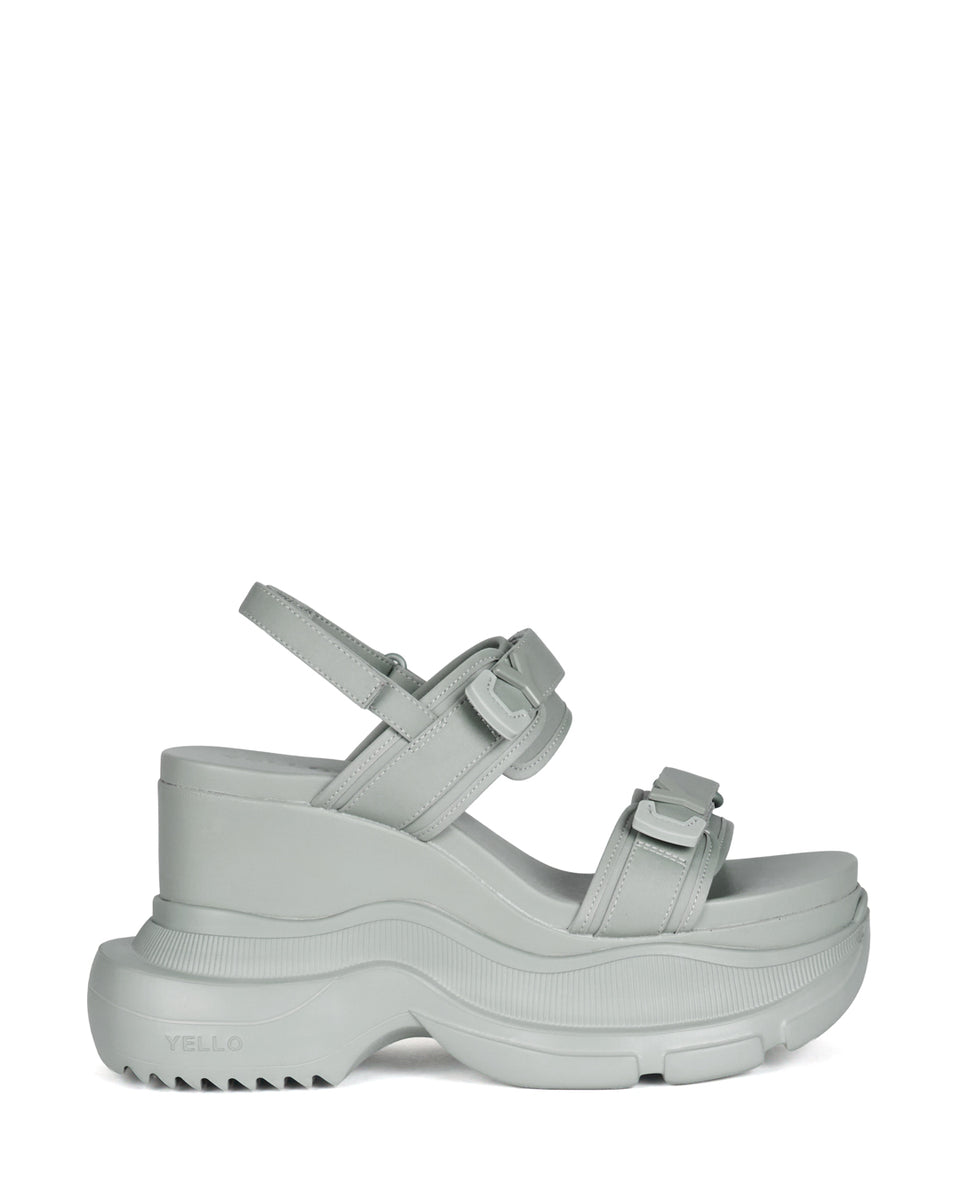 靴 YELLO WEISS DOUBLE SNEAKER SANDALS STONE DOUBLE SNEAKER SANDALS – YELLO