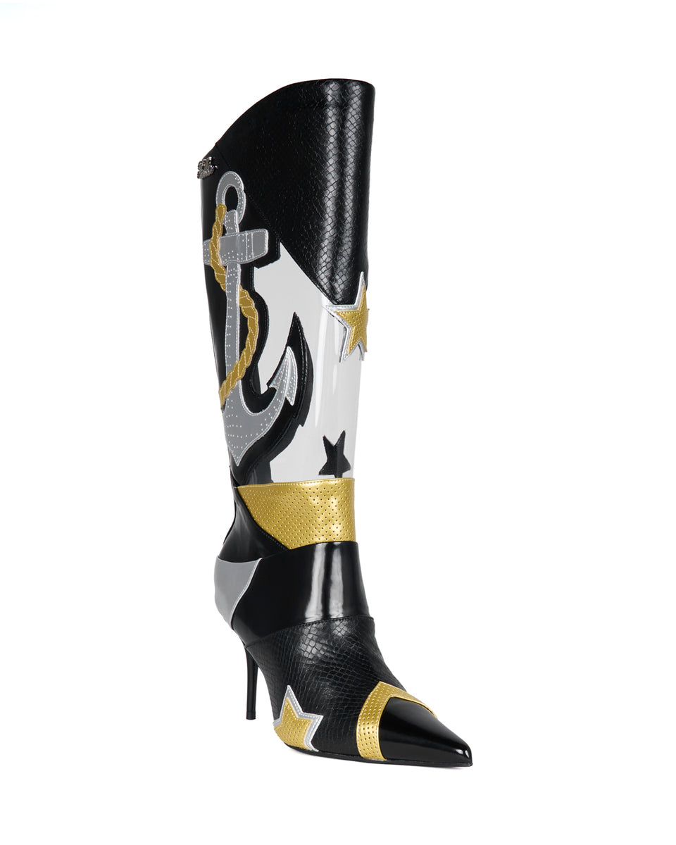 ANCHOR STAR LONG BOOTS – YELLO