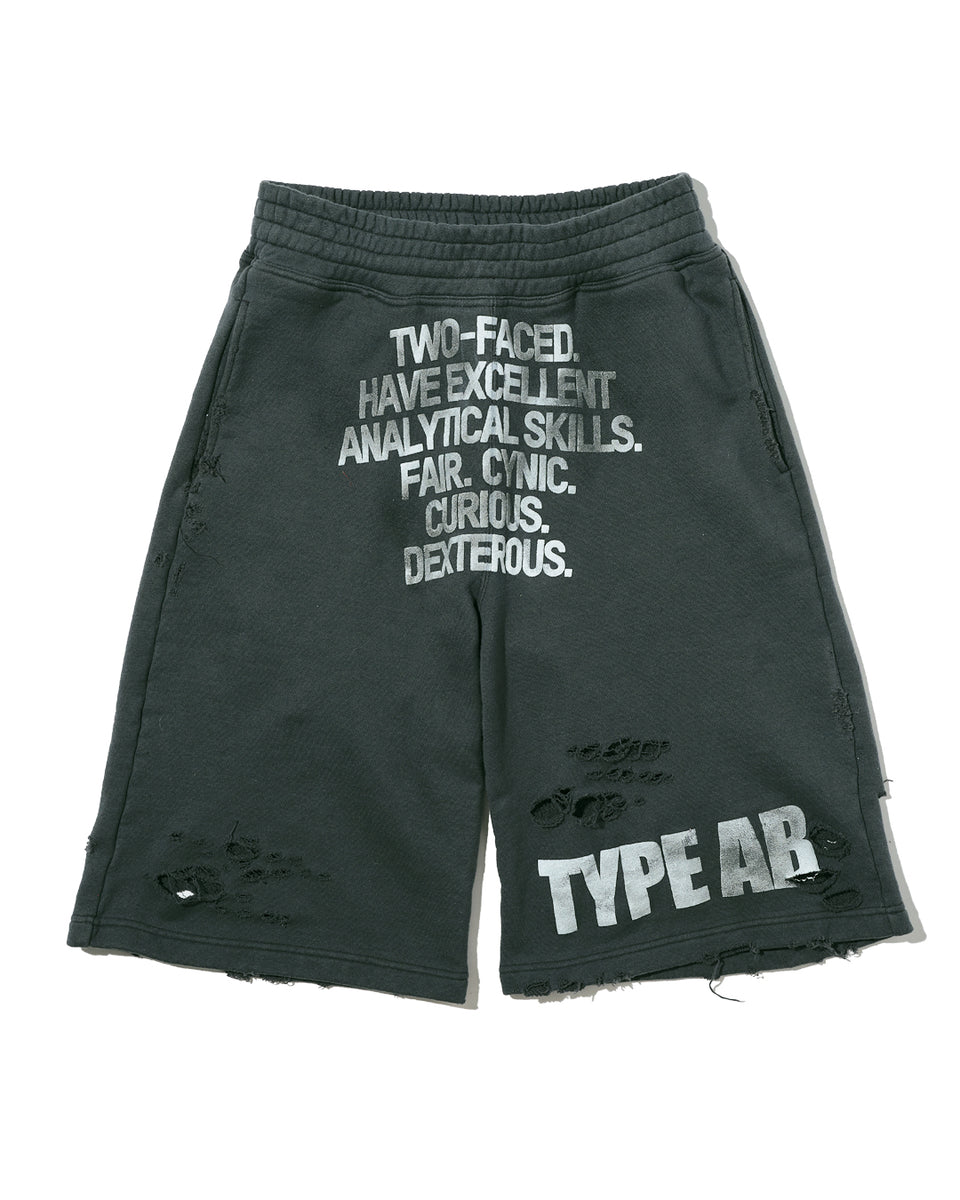 トップス YELLO DISTRESSED BLOOD TYPE SET UP DISTRESSED BLOOD TYPE AB SET UP – YELLO
