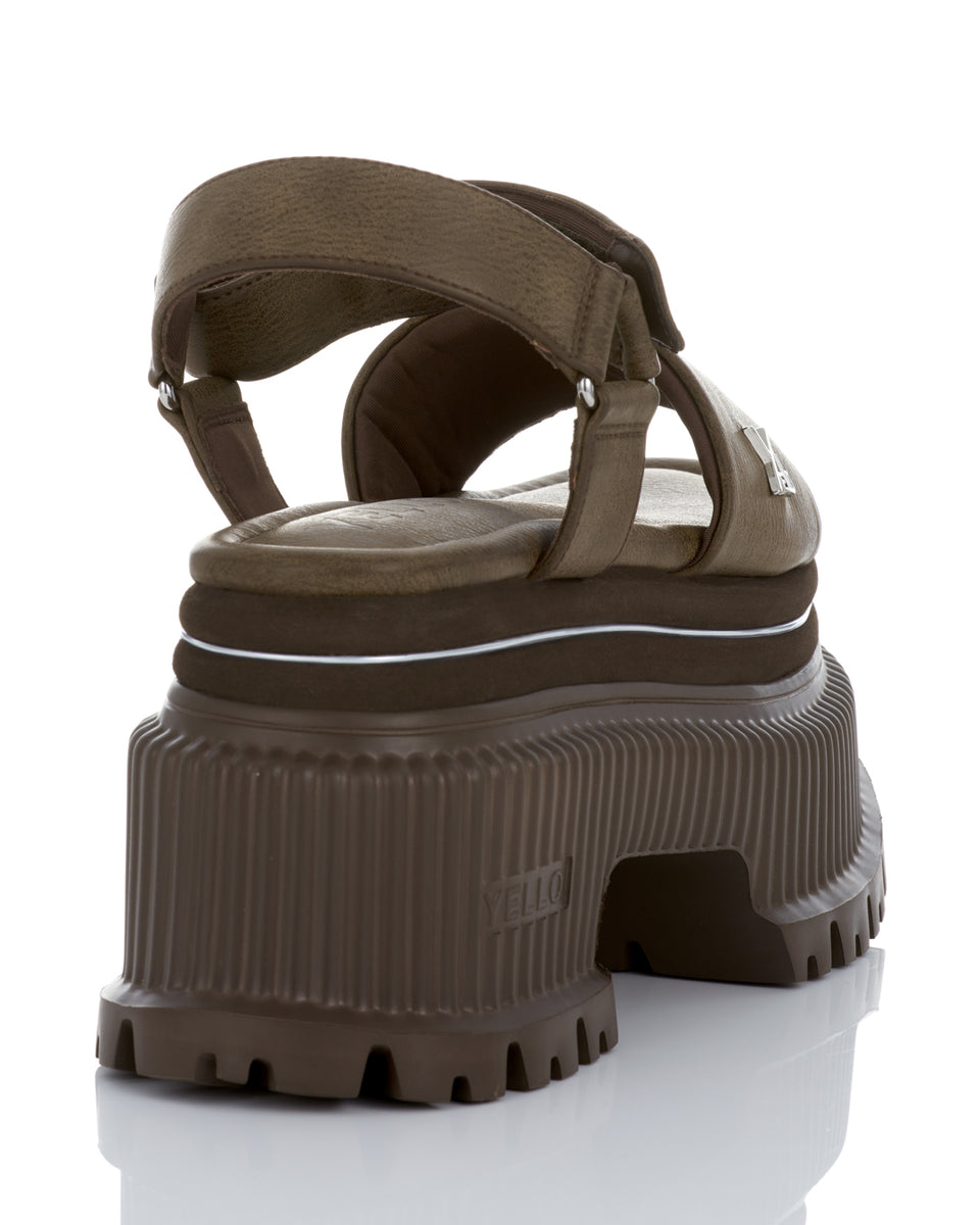 YELLO TOKYOBLACK CHUNKYHEEL SANDALS Sサイズ YELLO TOKYOBLACK CHUNKYHEEL SANDALS Sサイズ YELLO / TOKYO