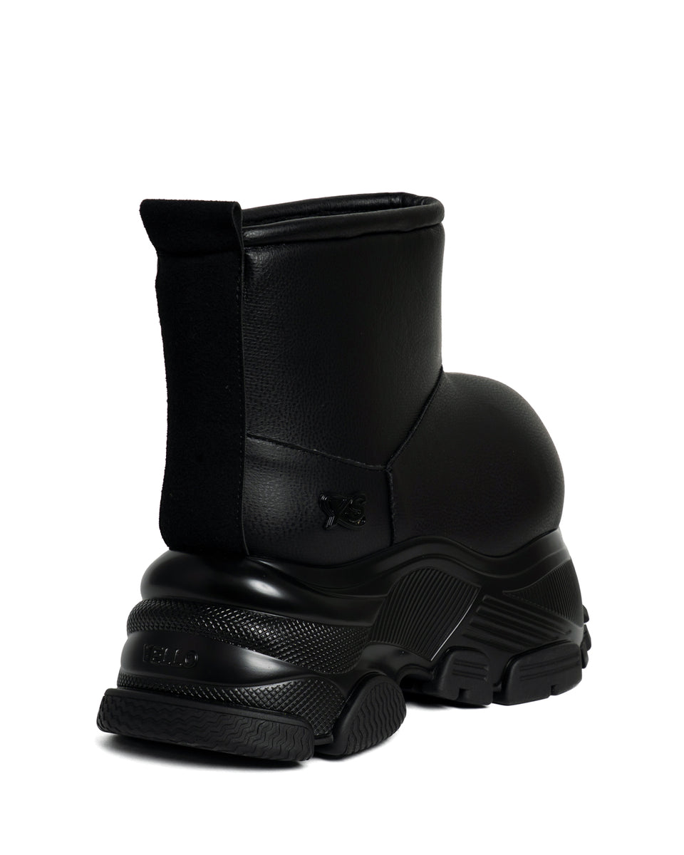 YELLO JACOB ブラック ハイカットブーツ JACOB SHORT BOOTS – YELLO