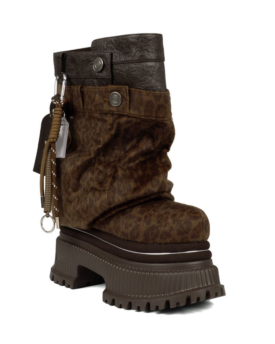ROAR PLATFORM SHORT BOOTS – YELLO