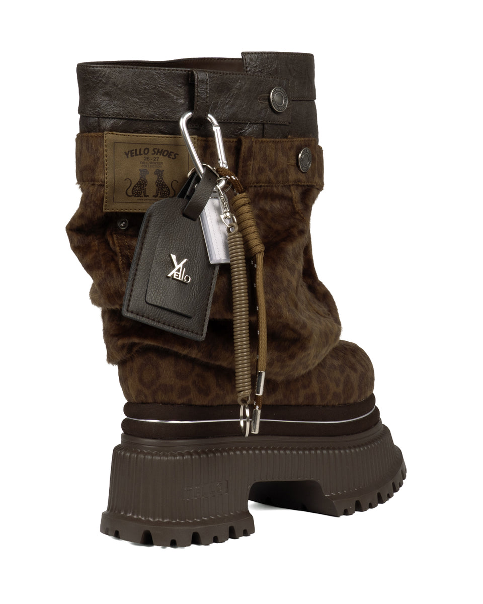 ROAR PLATFORM SHORT BOOTS – YELLO