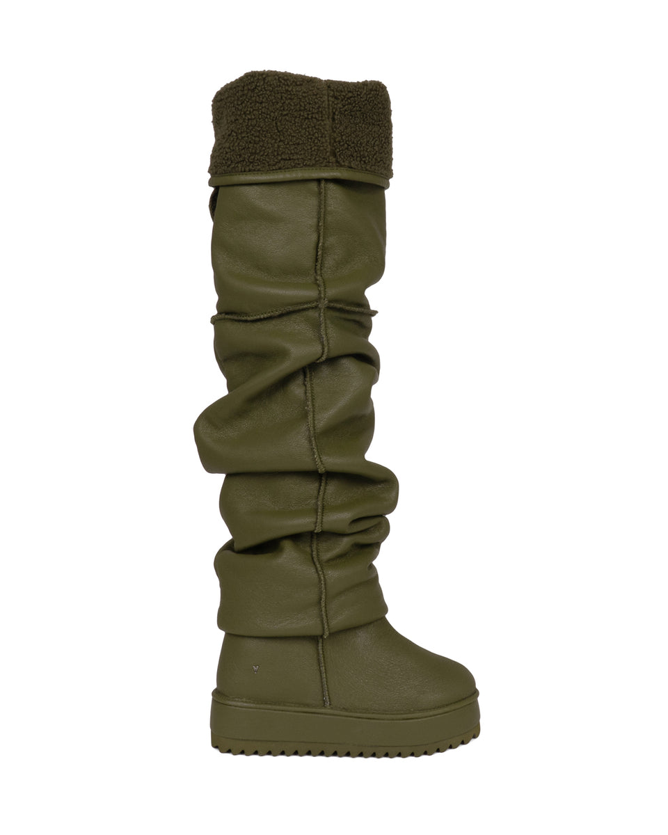 EUCALYPTUS LOOSE FIT LONG BOOTS – YELLO