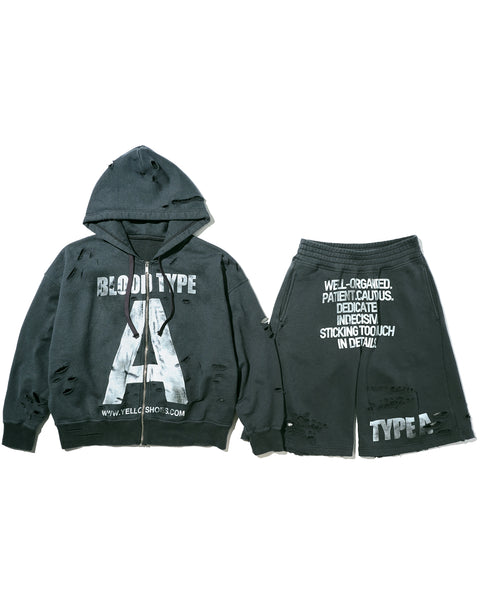 DISTRESSED BLOOD TYPE A SET UP