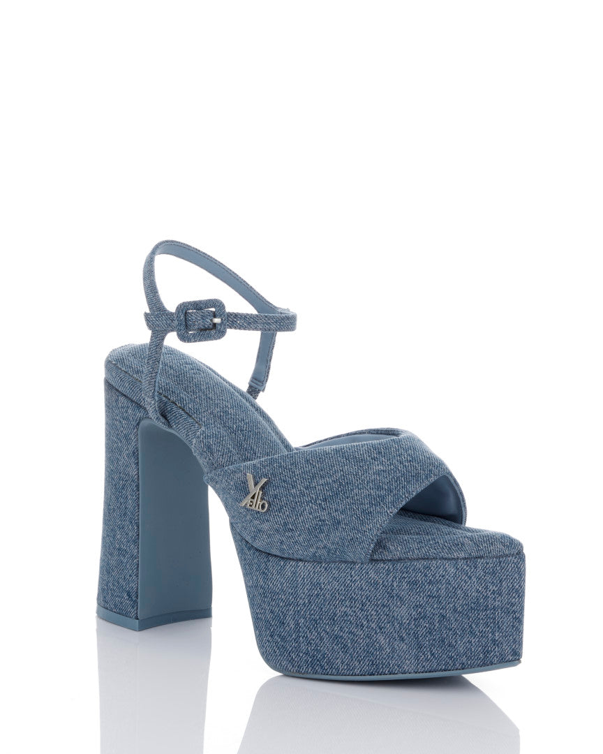 SASSY CHUNKY HEEL SANDALS – YELLO