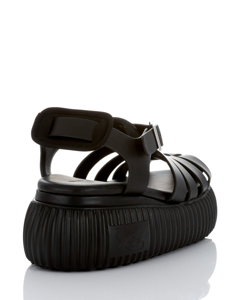 YELLO / INK PLATFORM SANDALS