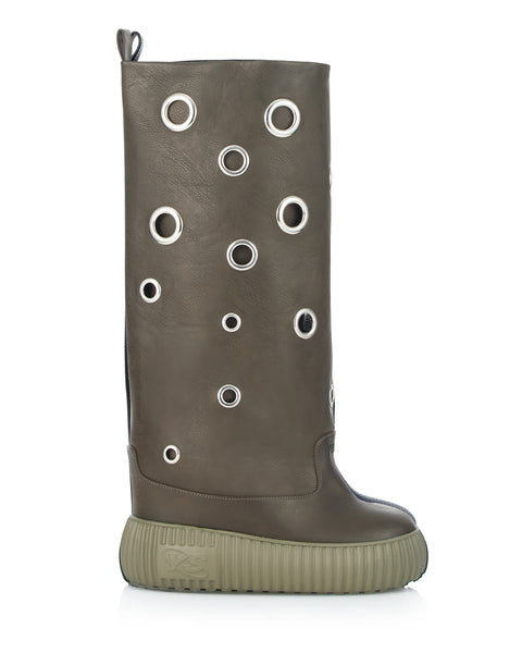 美品✨ YELLO ドラゴンロンT グレー　長袖ロンT Yellow Boots LONG BOOTS – YELLO