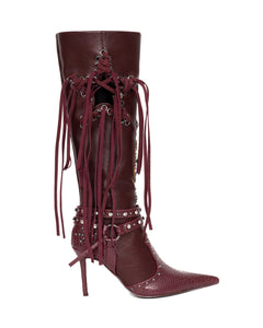LOVE SPELL FRINGED LONG BOOTS
