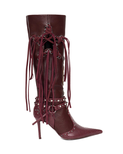 LOVE SPELL FRINGED LONG BOOTS