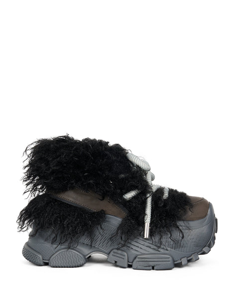 CANICHE PLATFORM SHORT BOOTS