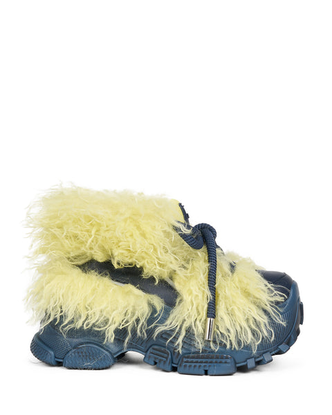 PULCINO PLATFORM SHORT BOOTS