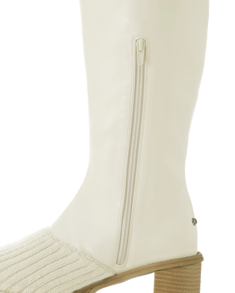靴 yello MILK TEA LONG BOOTS yello MILK TEA LONG BOOTS