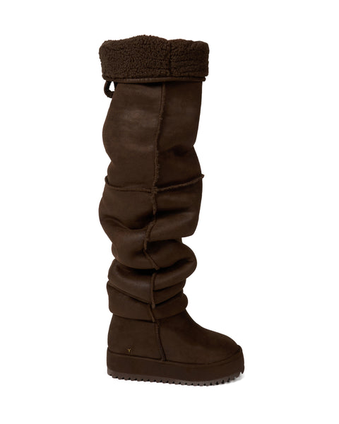 70%CACAO LOOSE FIT LONG BOOTS