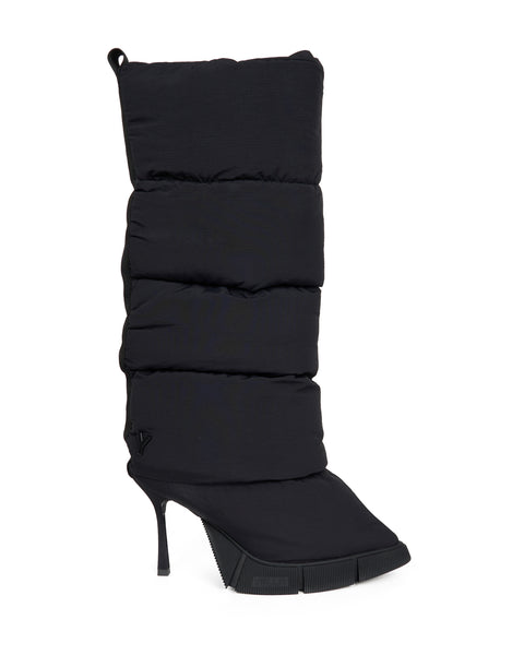 NO.0 PUFFER HEELED BOOTS